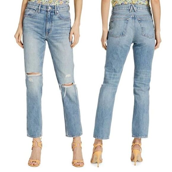NWOT SLVRLAKE Virginia Slim Jeans - Picture 1 of 5